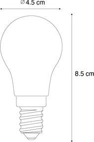 Set di 5 lampadine LED Smart E14 P45 trasparenti 4,2W 470 lm 2700-6500K