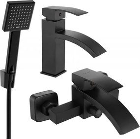 Mexen Libra R45 set da bagno, nero - 745103R45-70