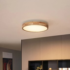 Plafoniera scandinava in legno 50 cm con LED dimmerabile - Pecker