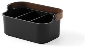 Organizer da bagno nero in plastica riciclata Bellwood - Umbra