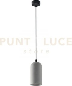 Lampadario a sospensione ando forma geometrica grigia 1 luce attacc...