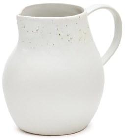 Kave Home - Caraffa Publia in ceramica bianca