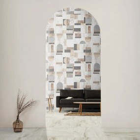 Piastrella da pavimento e rivestimento interno 75 x 150 cm Sp. 9.5 mm rettificato Jolie in gres porcellanato opaco bianco traffico intenso (pei 4/5) 2.25 mq