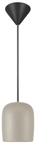 Nordlux - Lampadario a sospensione con filo NOTTI 1xE27/25W/230V grigio