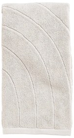 Asciugamano in spugna di cotone grigio chiaro 50x100 cm Time - Zone