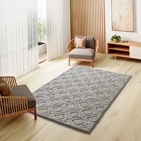 Tappeto grigio 64x120 cm Juno – Universal