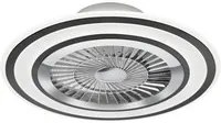 Plafoniera Ventilatore da Interno a led in PLASTICA Nero Opaco