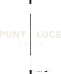 Piantana a sospensione led gravity nera 15w 1728lm cct 3000k 4000k ...