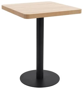 Tavolo Da Bistrot Marrone Chiaro 60x60 Cm İn Mdf /