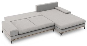 Divano letto angolare grigio chiaro, angolo destro Planet - Windsor &amp; Co Sofas
