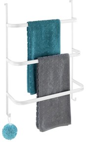 Portasciugamano da appendere bianco opaco in acciaio Irpinia – Wenko