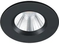 Faretto da Incasso Led Interno Soffitto Rotondo Nero 8,5 cm Zagros GD Trio