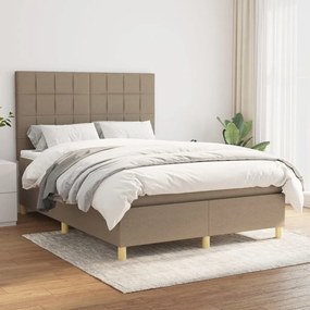 Giroletto A Molle Con Materasso Tortora 140x190 Cm İn Tessuto /