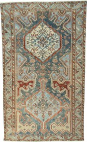 Hamedan Tappeto persiano 260x160 Blu (Iran) Annodato A Mano