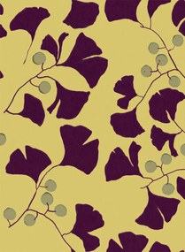 Coordonne Carta da parati Furoshiki - Mustard