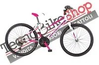 Bici Donna MTB MBM District 24 pollici con Cambio 18 Velocit