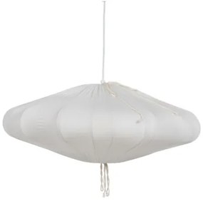 Lampadario Bianco Cotone 220-240 V 59,5 x 59,5 x 23 cm
