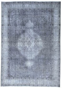 Vintage Tappeto 190 x 270 Blu (Iran) Annodato A Mano