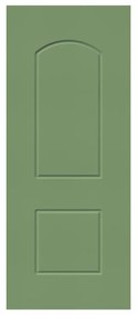 Pannello per porta d'ingresso P007 pellicolato pvc verde L 92  x H 210.5 cm, Sp 6 mm apertura reversibile