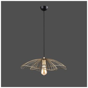 Lampada a sospensione di colore oro, altezza 111 cm Root - Squid Lighting