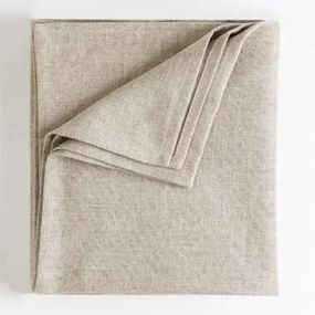 Tovaglia in Lino e Cotone (240x140 cm) Ederne Tapioca Beige - Sklum