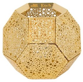 Tom Dixon - Etch Tea Light Porta Ottone Tom Dixon