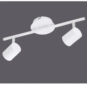 Leuchten Direkt 11942-16 - Faretto LED TARIK 2xGU10/5W/230V bianco