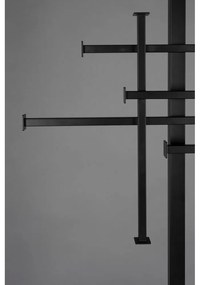 Appendiabiti nero in acciaio 71x185 cm Rumex – Dutchbone