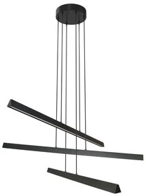 Lampadario LED design Finch nero Ø77.84cm, luce con 3 temperature di colore 5100 lumen, INSPIRE