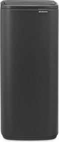 Cestino per la spazzatura grigio scuro in acciaio touch 30 l Bo Touch – Brabantia