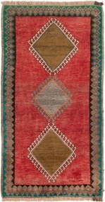 Gabbeh Tappeto 100x190 (Iran) Annodato A Mano