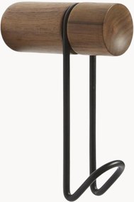 Set di 2 ganci appendiabiti in legno di noce Around