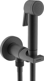 Miscelatore monocomando bidet Paloma Flat in finitura nero opaco