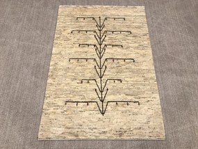 Gabbeh Tappeto 160x110 Beige (Iran) Annodato A Mano