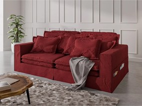 Divano rosso 236 cm Nora – Ropez