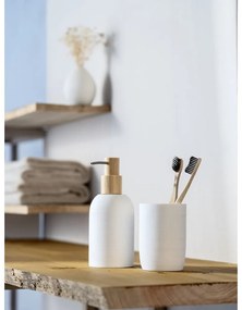 Dispenser per sapone bianco opaco in poliresina 250 ml Altavalle – Wenko