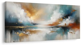 Quadro su tela – Astrazione moderna con natura