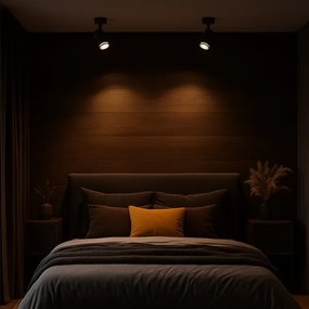 Faretto PIPE 1xGU10/10W/230V nero