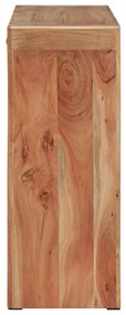 Tavolo consolle 110x30x76 cm in legno massello di acacia