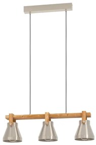 Eglo 43952 - Lampadario a sospensione con filo CAWTON 3xE27/40W/230V