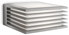 Philips - Applique da esterno SHADES 1xE27/15W/230V IP44 grigio