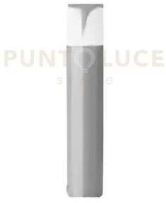 Ges721- paletto h.50cm d.9cm grigio metallizzato 1 luce attacco e27...