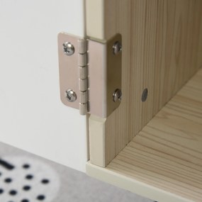 Cucina Giocattolo per Bambini 74x30x81 cm in Legno Bianca...
