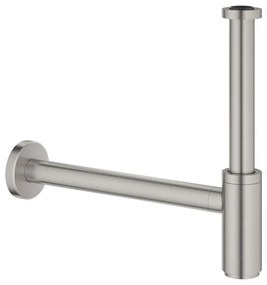 Sifone salvaspazio GROHE per lavabo attacco 1” 1/4 (32 mm) in ottone grigio spazzolato