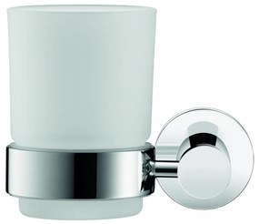 Duravit 99194600 - Portaspazzolini da parete D-CODE, lato sinistro, nero opaco
