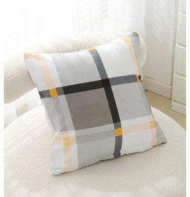 Biancheria da letto singola marrone e panna in microsatin 140x200 cm Henry - My House