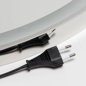 Brilagi-LED dimmerabile, specchio riscaldato con illuminazione integrata ALU PRO, LED 18W/230V, Ø 60 cm, IP44, finitura cromo lucido