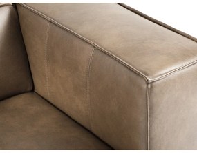 Divano in pelle marrone chiaro 227 cm Madame - Windsor &amp; Co Sofas