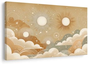 Quadro su tela – Danza celeste di soli e stelle