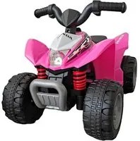 Mini Quad Elettrico per Bambini 6v con Licenza Honda 250X Rosa